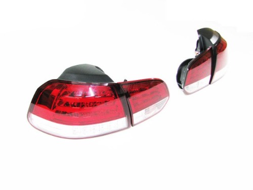 LED Tail Lamp From VW Golf VI Red/Clear w/ LED Turn Signal Lamp
